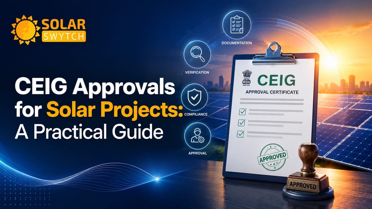 CEIG Approvals for Solar Projects: A Practical Guide — illustrated guide cover