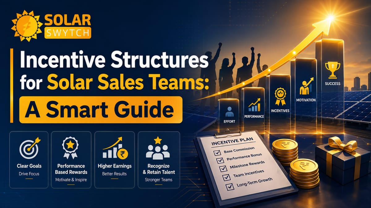 Incentive Structures for Solar Sales Teams: A Smart Guide — illustrated guide cover