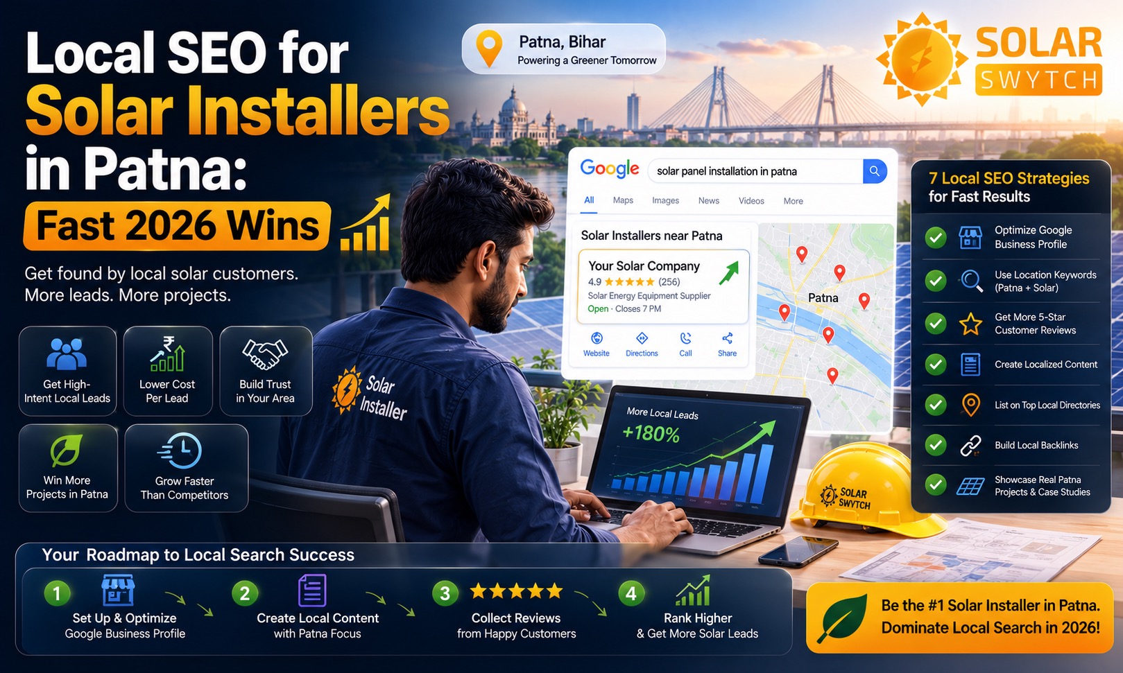 Local SEO for Solar Installers in Patna: Fast 2026 Wins — illustrated guide cover