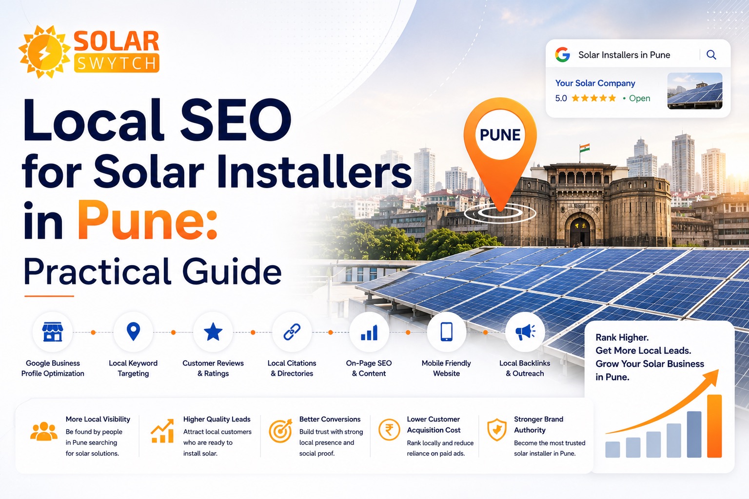 Local SEO for Solar Installers in Pune: Practical Guide — illustrated guide cover
