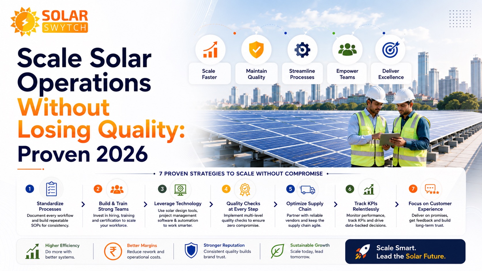 Scale Solar Operations Without Losing Quality: Proven 2026 — illustrated guide cover