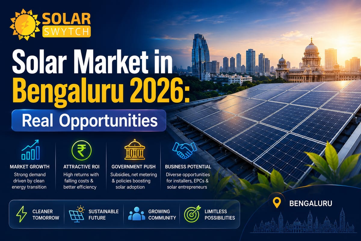 Solar Market in Bengaluru 2026: Real Opportunities — illustrated guide cover